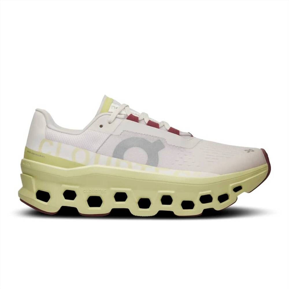 NEW ON RUNNING women’s cloudmonster sneakers in white